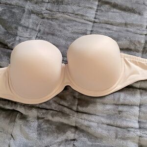 Push up strapless bra PINK NWOT